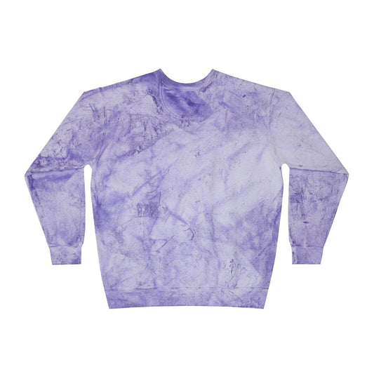 Sigma Sigma Sigma Purple Tie-Dye Crewneck Sweatshirt