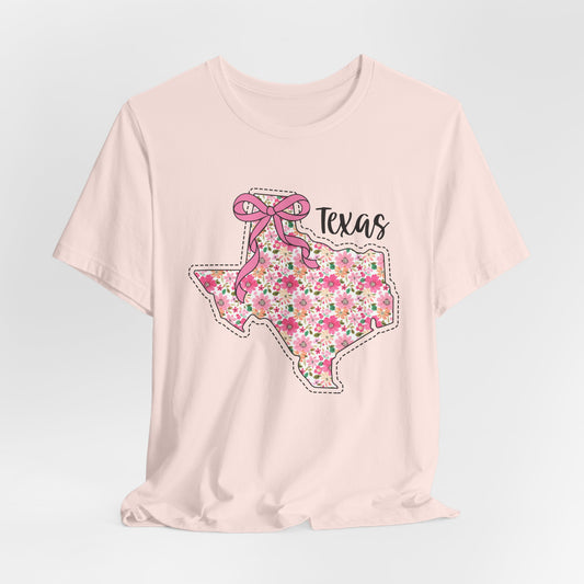 Texas Floral T-Shirt | Unisex Garment-Dyed Tee | Southern Charm Apparel, Gift for Texans, Casual Wear, Spring/Summer Fashion