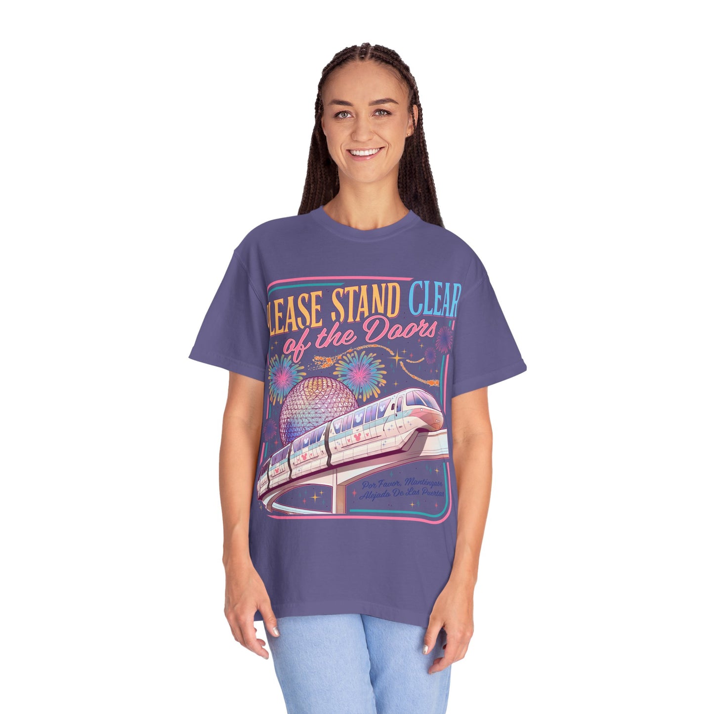 Please Stand Clear of the Doors Monorail T-Shirt — Retro Park Tee