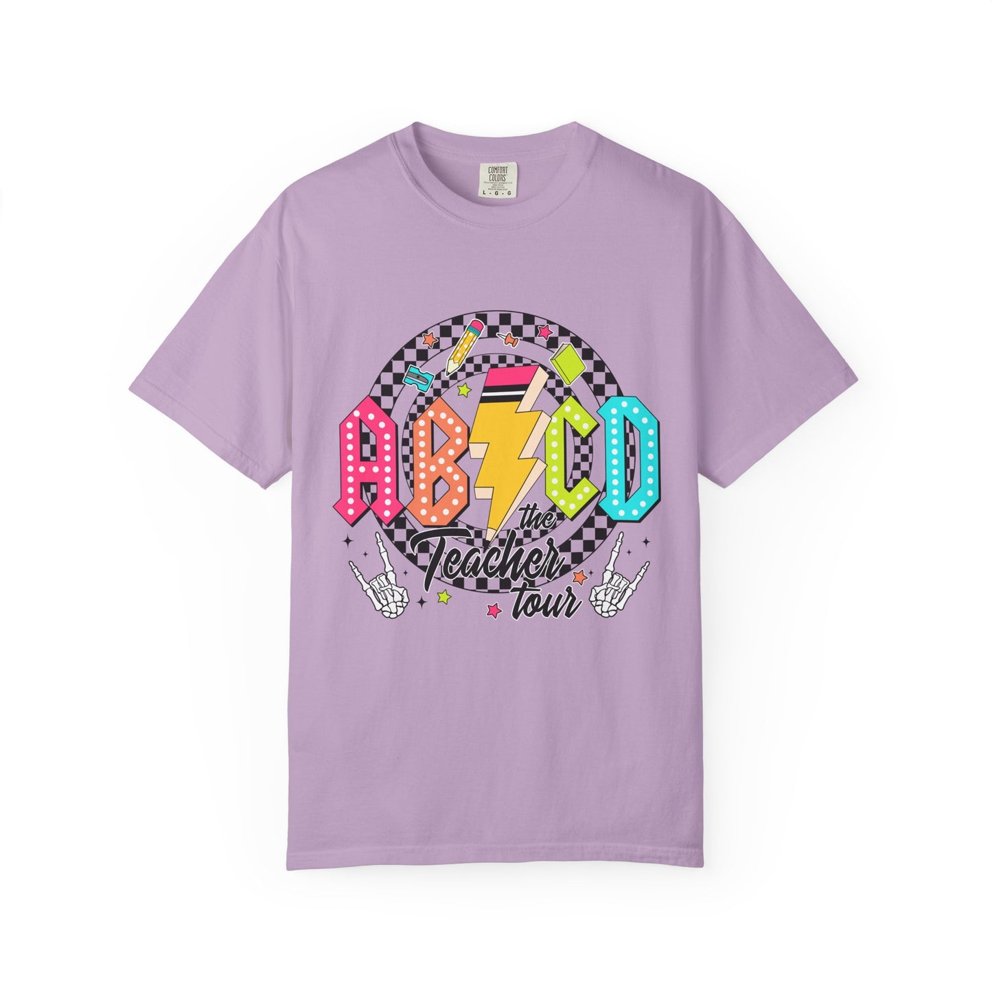 Teacher Tour Unisex T-Shirt, Gift for Educators, Back to School Shirt, Graduation, Teacher Appreciation, Rock n Roll Vibe
