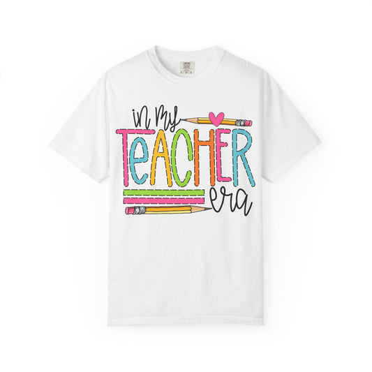 Teacher Era T-Shirt, Unisex Teacher Shirt, Back to School Gift, Educator Apparel, Fun Classroom Shirt, Cute Teacher Gift