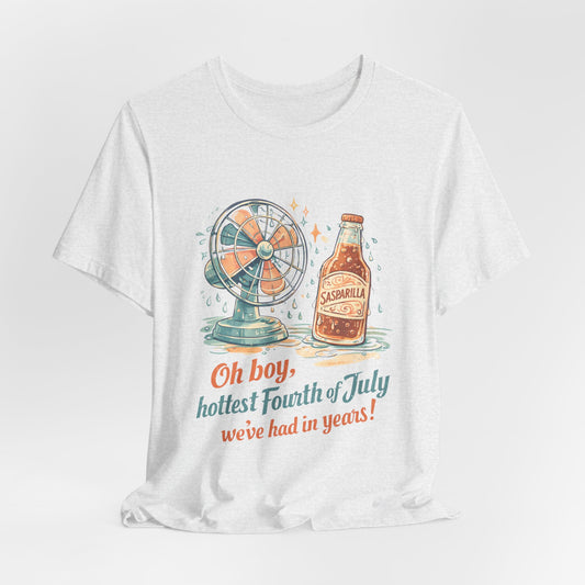 Progress Retro Tee — “Oh boy, hottest Fourth of July we’ve had in years!”
