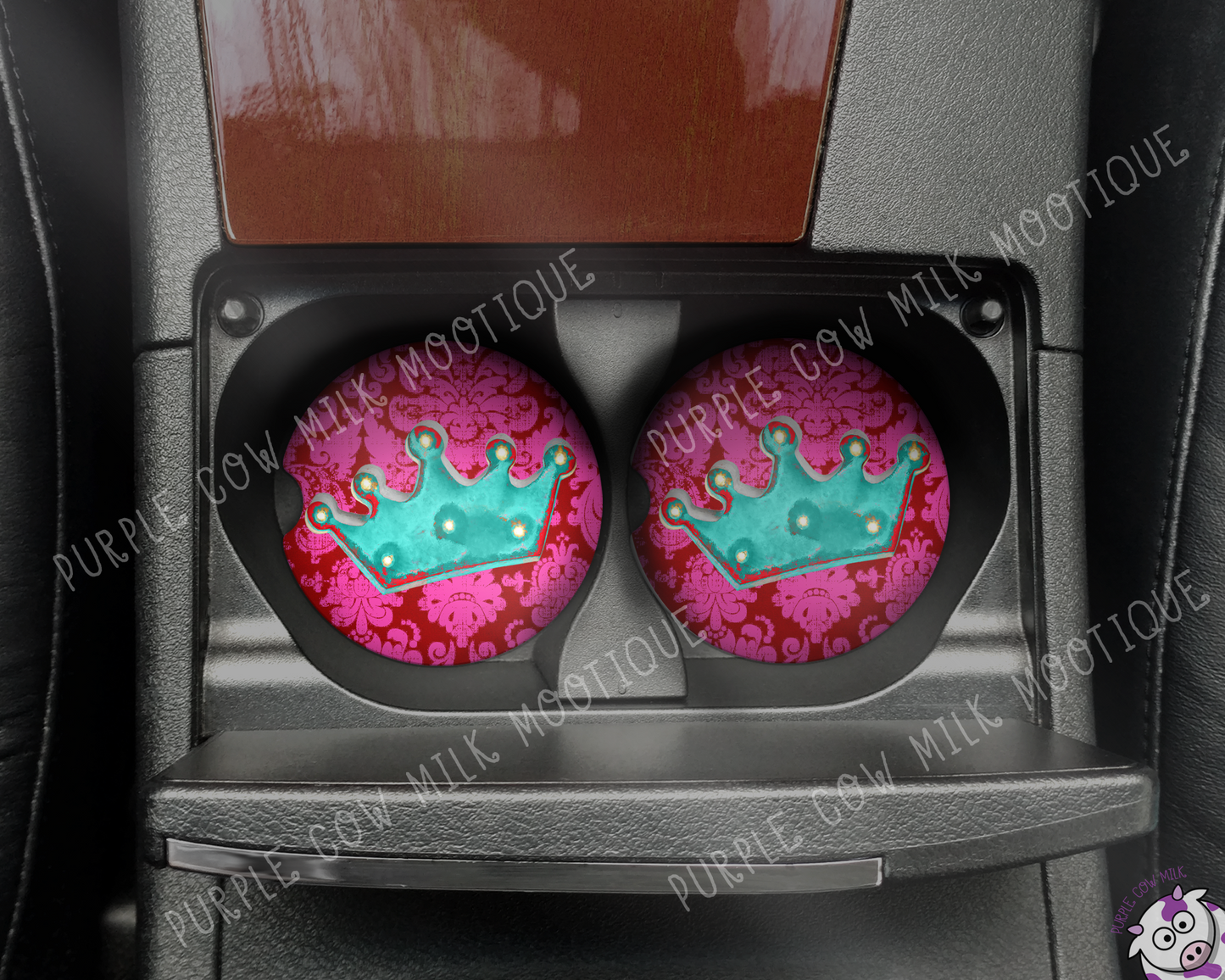 Junkin' Queen Neoprene Car Coasters (set of 2)