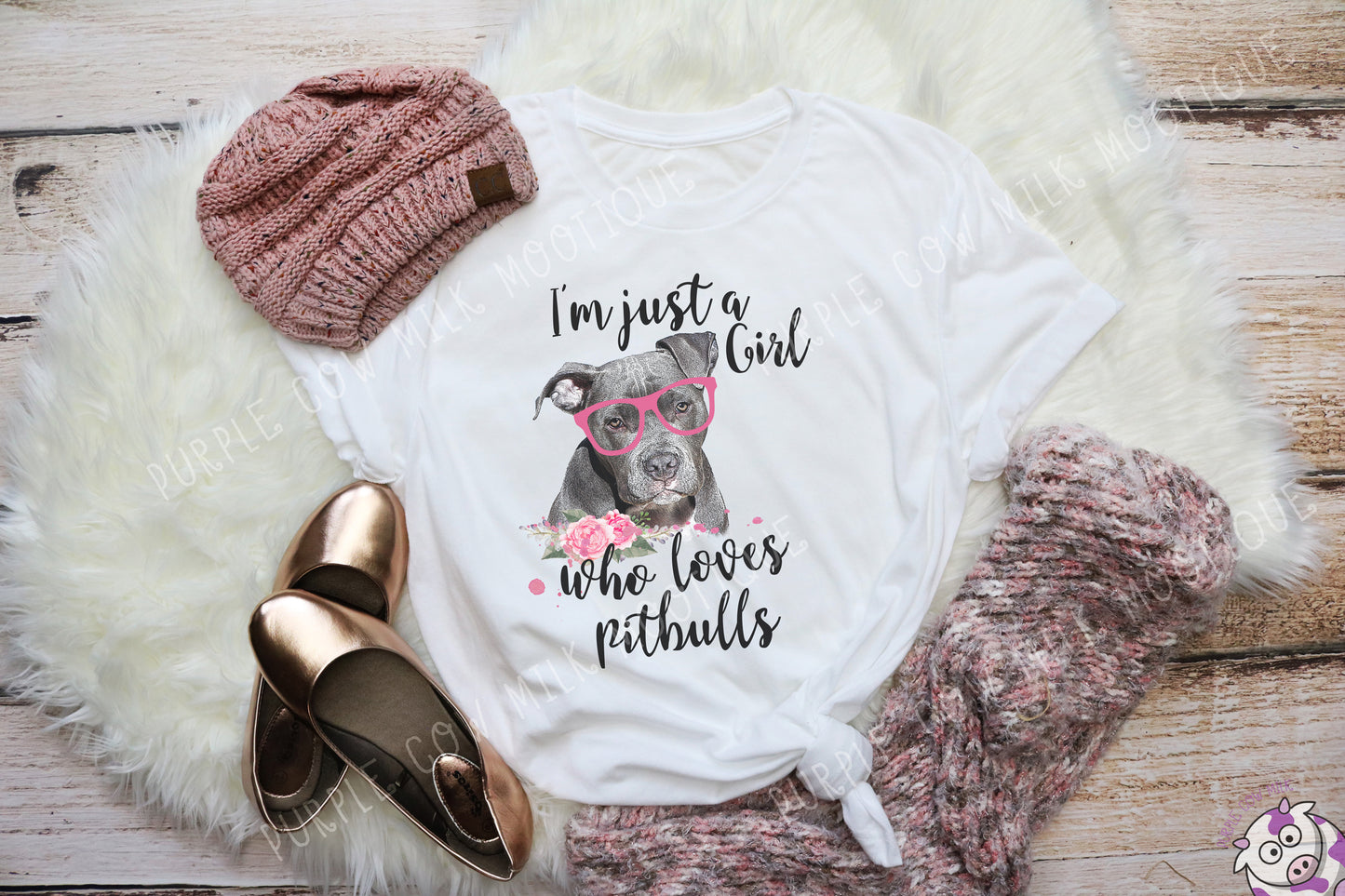 Just a Girl Who Loves Pit Bulls