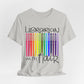 Rainbow Flair Pen School Staff Tee - Librarian With Flair