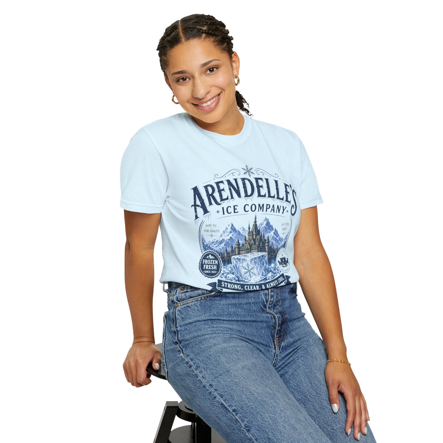 Arendelle's Ice Company T-Shirt — Vintage Mountain Winter Graphic Tee