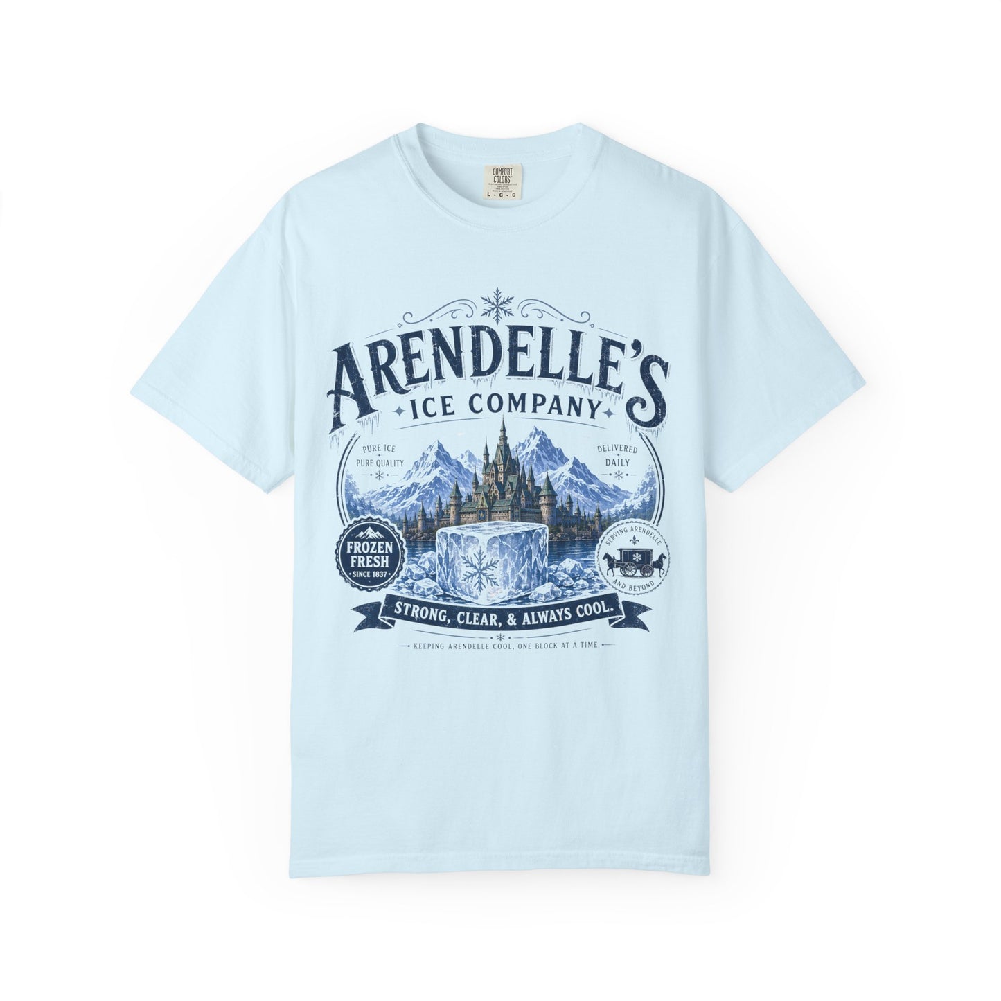 Arendelle's Ice Company T-Shirt — Vintage Mountain Winter Graphic Tee
