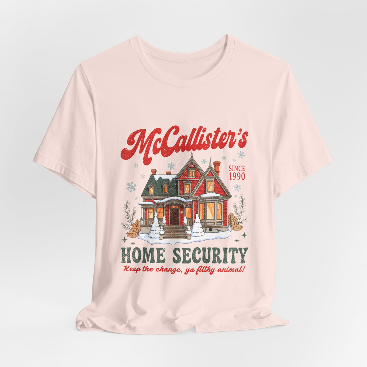 McCallister's Home Security T-Shirt — Christmas Vacation Movie Cozy Tee
