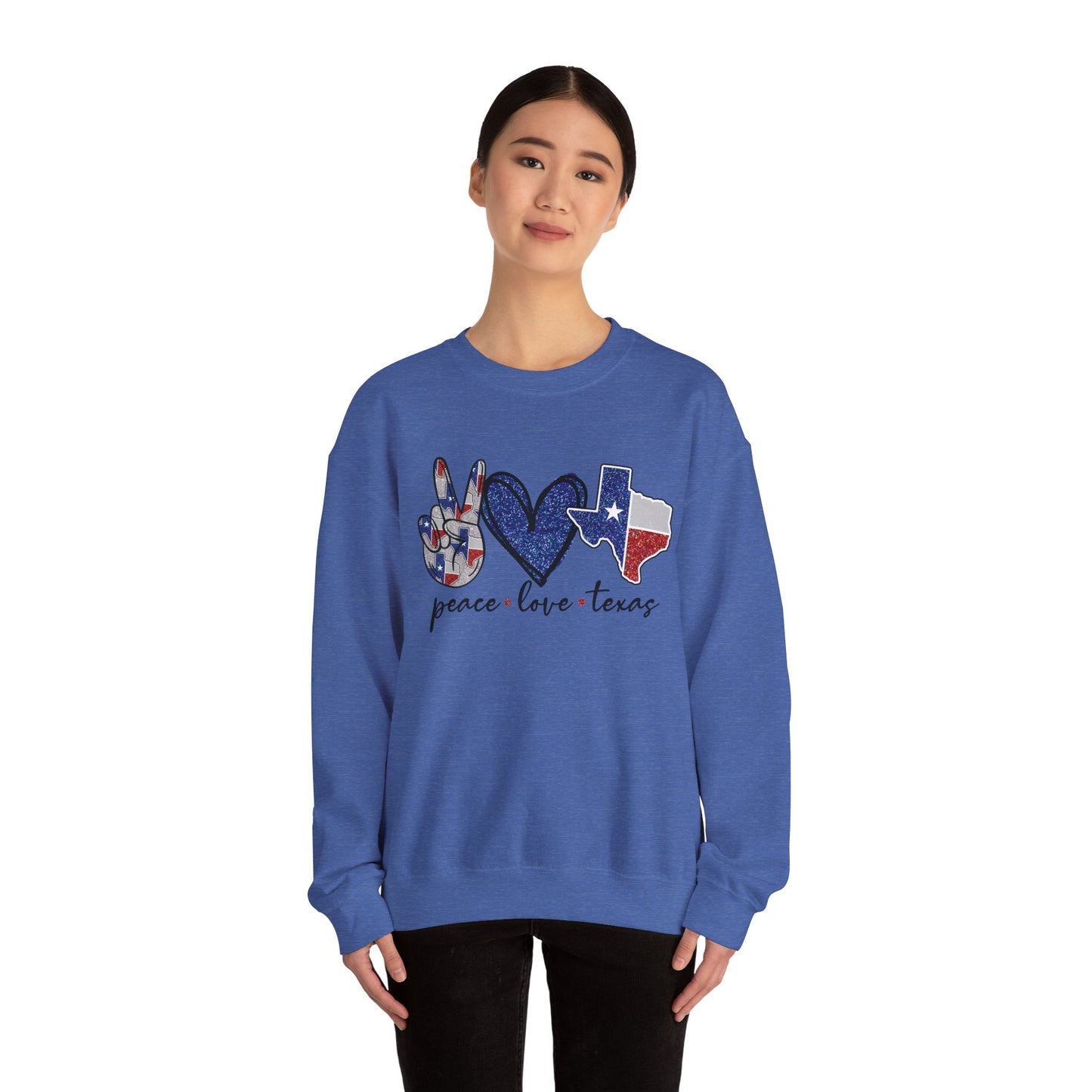 Peace Love Texas Sweatshirt Crewneck