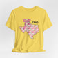 Texas Floral T-Shirt | Unisex Garment-Dyed Tee | Southern Charm Apparel, Gift for Texans, Casual Wear, Spring/Summer Fashion