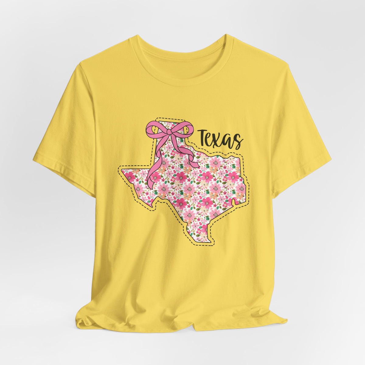Texas Floral T-Shirt | Unisex Garment-Dyed Tee | Southern Charm Apparel, Gift for Texans, Casual Wear, Spring/Summer Fashion