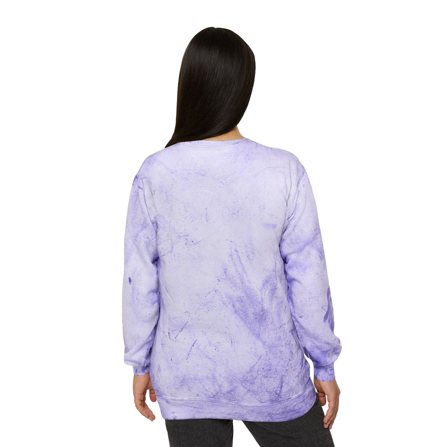 Sigma Sigma Sigma Purple Tie-Dye Crewneck Sweatshirt