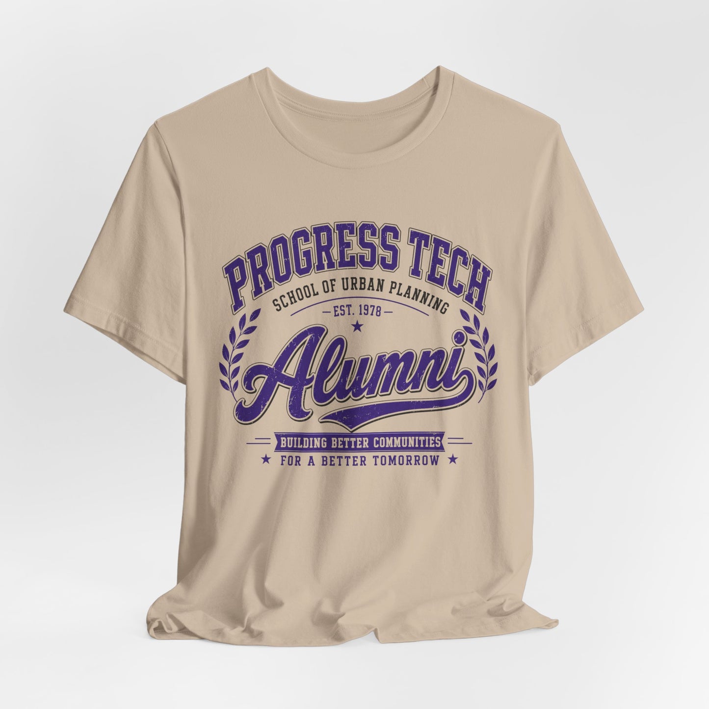 Progress Tech Alumni Tee — School of Urban Planning Vintage College T-Shirt
