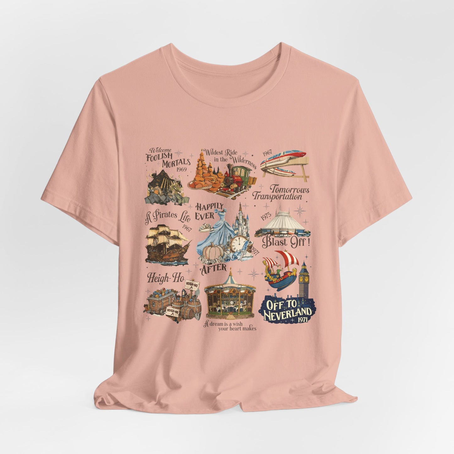 Theme Park Rides T-Shirt — Vintage Attraction Tee