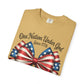 One Nation Under God Patriotic T-shirt with Bow Design