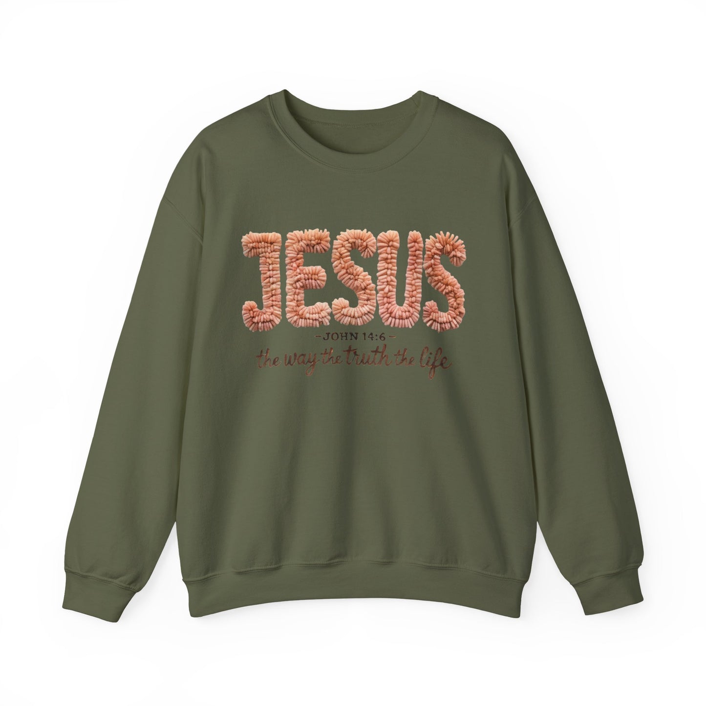 Jesus "the way the truth the life" John 14:6 Christmas Sweatshirt Crewneck