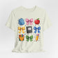 Back-to-School Cute School Supplies Doodles Graphic Tee