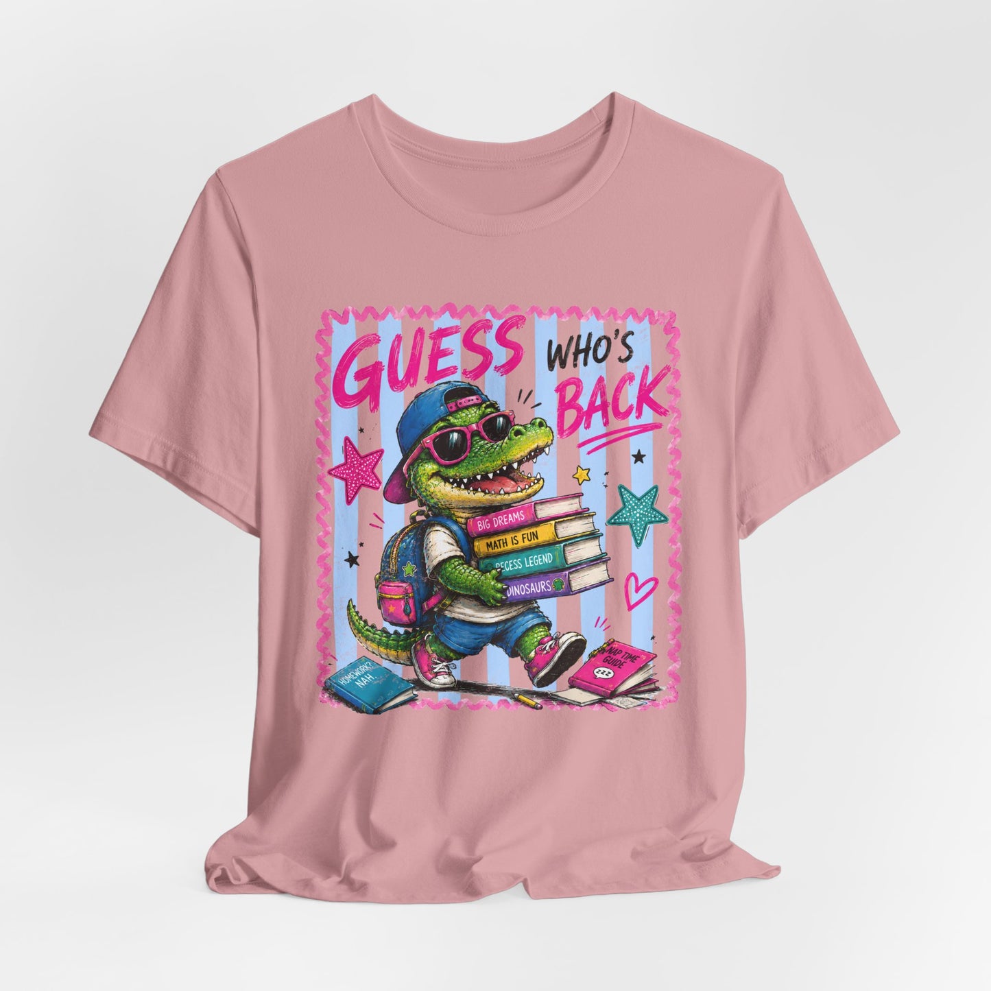 Guess Who's Back / Back Again Back to School Crocodile Teacher Tee