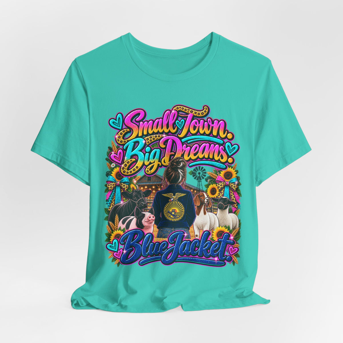 Small Town, Big Dreams, Blue Jacket T‑Shirt