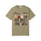 Faux Quilted Halloween Chick or Treat T‑Shirt