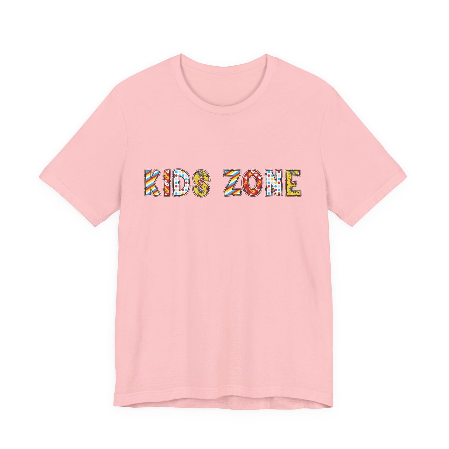 Kids Zone Daycare T-Shirt — Superhero Lettering