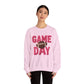 Game Day Football Yarn Crewneck Sweatshirt