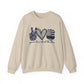 Peace Love Back the Blue Crewneck Sweatshirt