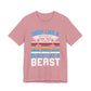 Drop Like a Butterfly, Block Like a Beast Hockey Tee