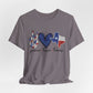 Peace Love Texas State Pride Graphic Tee