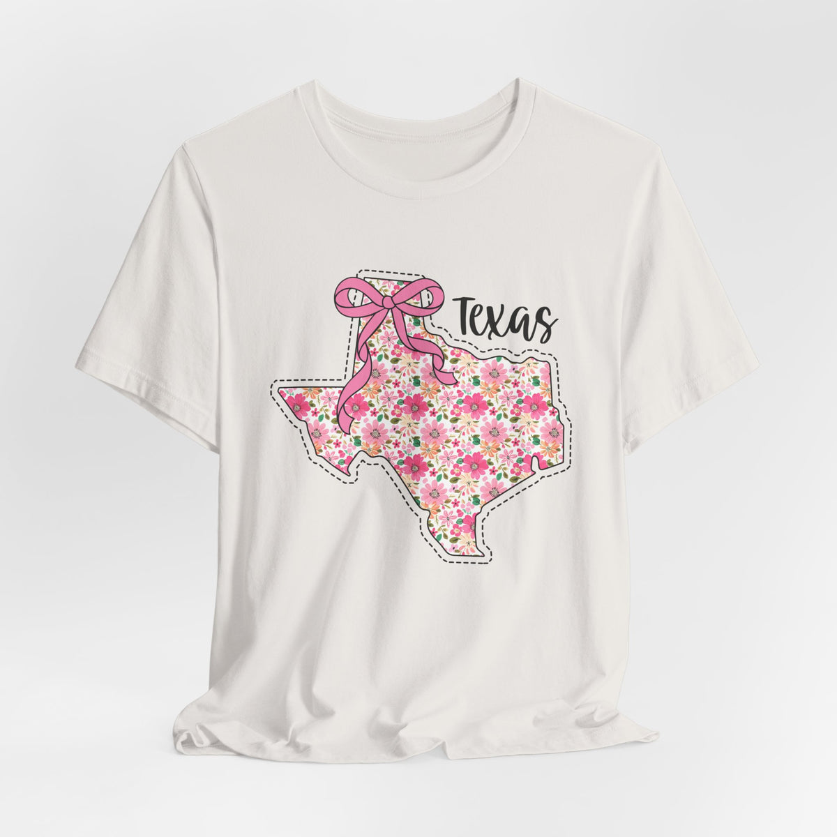 Texas Floral T-Shirt | Unisex Garment-Dyed Tee | Southern Charm Apparel, Gift for Texans, Casual Wear, Spring/Summer Fashion