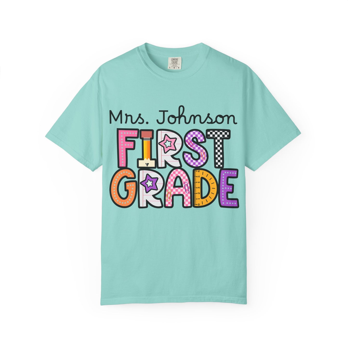 Personalized First Grade Teacher T-Shirt