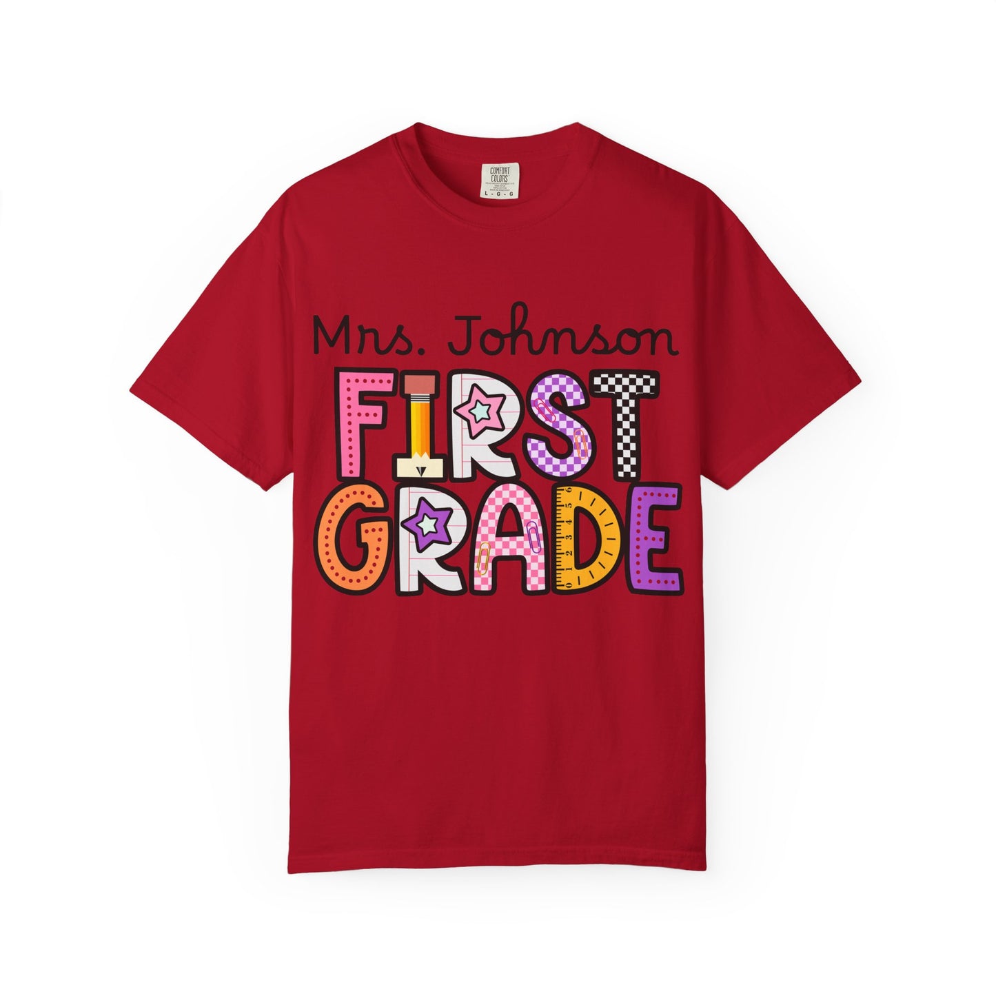 Personalized First Grade Teacher T-Shirt