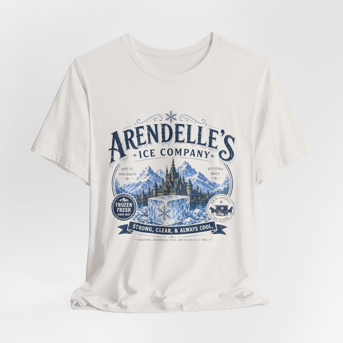 Arendelle's Ice Company T-Shirt — Vintage Mountain Graphic Tee