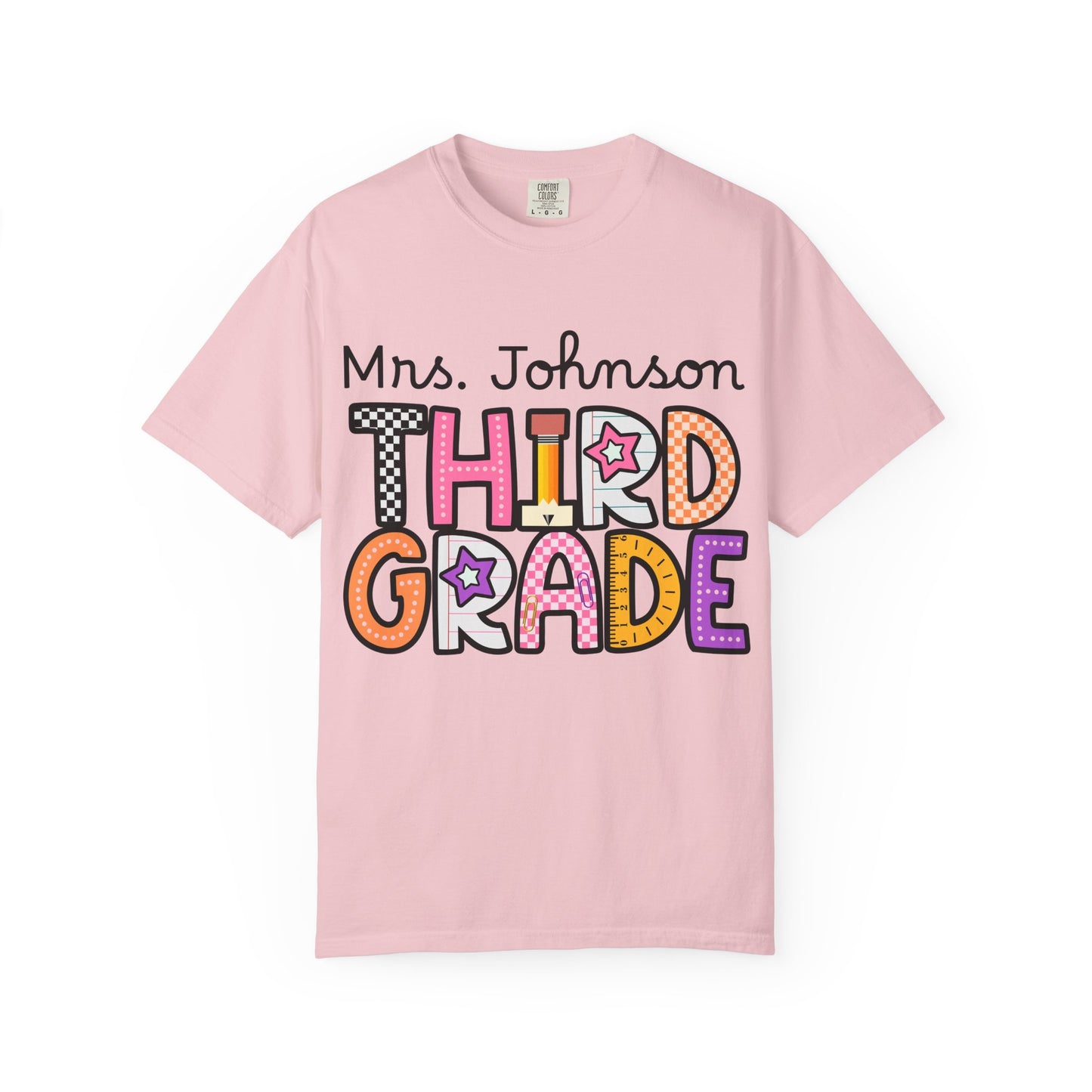 Personalized Third Grade Teacher T-Shirt