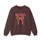 Faux Yarn Mama Ribbon Crewneck Sweatshirt