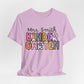 Personalized Colorful Kindergarten Teacher Graphic Tee