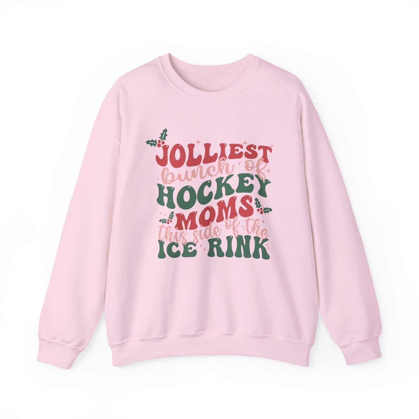 Jolliest Hockey Moms Crewneck Sweatshirt