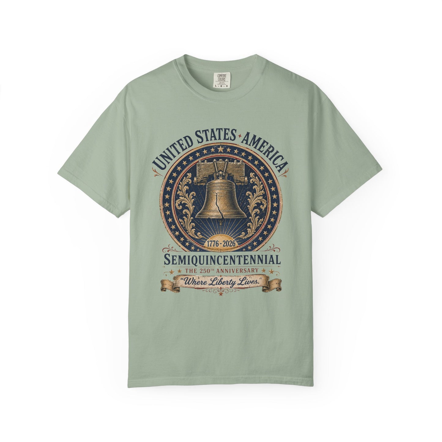 Semiquincentennial Liberty Bell T-Shirt — 250th USA Anniversary Tee