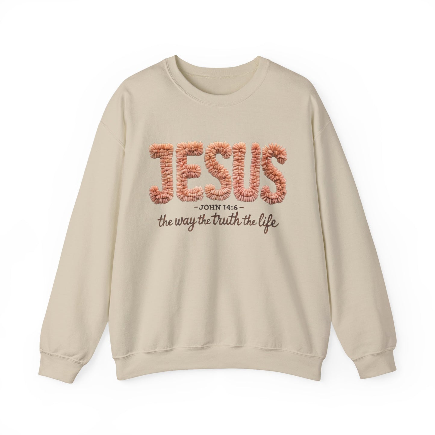 Jesus "the way the truth the life" John 14:6 Christmas Sweatshirt Crewneck