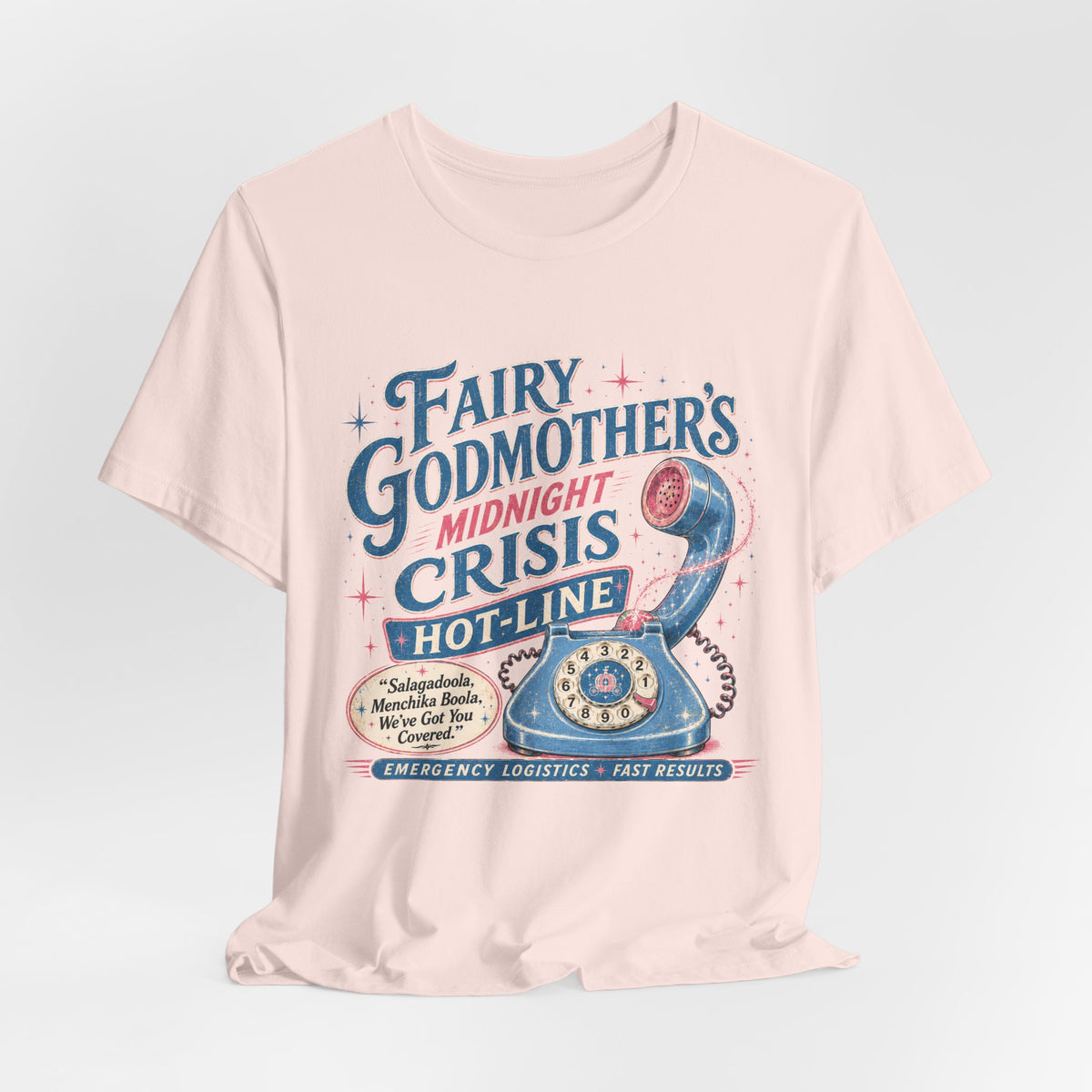 Fairy Godmother’s Midnight Crisis Hotline Tee