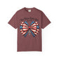 One Nation Under God Patriotic T-shirt with Bow Design