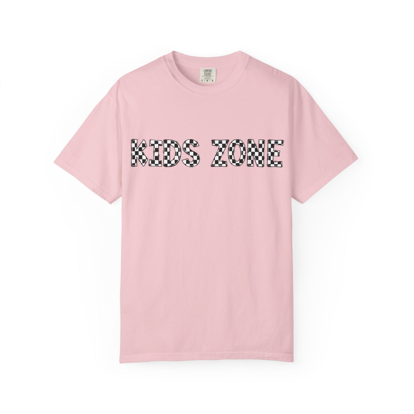 Kids Zone Daycare T-Shirt - Checkered Print