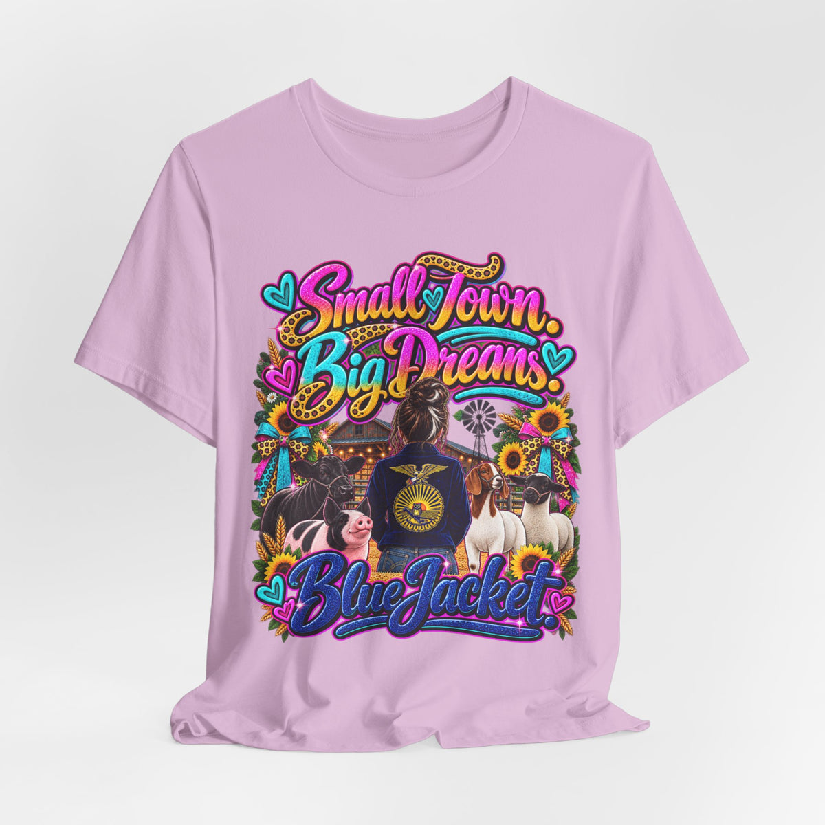 Small Town, Big Dreams, Blue Jacket T‑Shirt