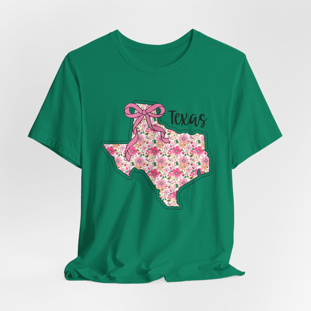 Texas Floral T-Shirt | Unisex Garment-Dyed Tee | Southern Charm Apparel, Gift for Texans, Casual Wear, Spring/Summer Fashion
