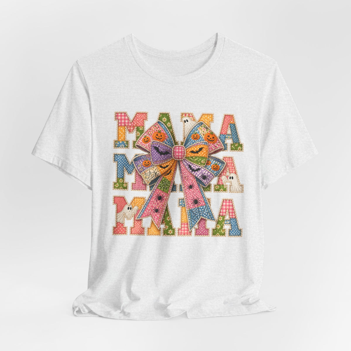 Patchwork Spooky Mama Graphic Tee