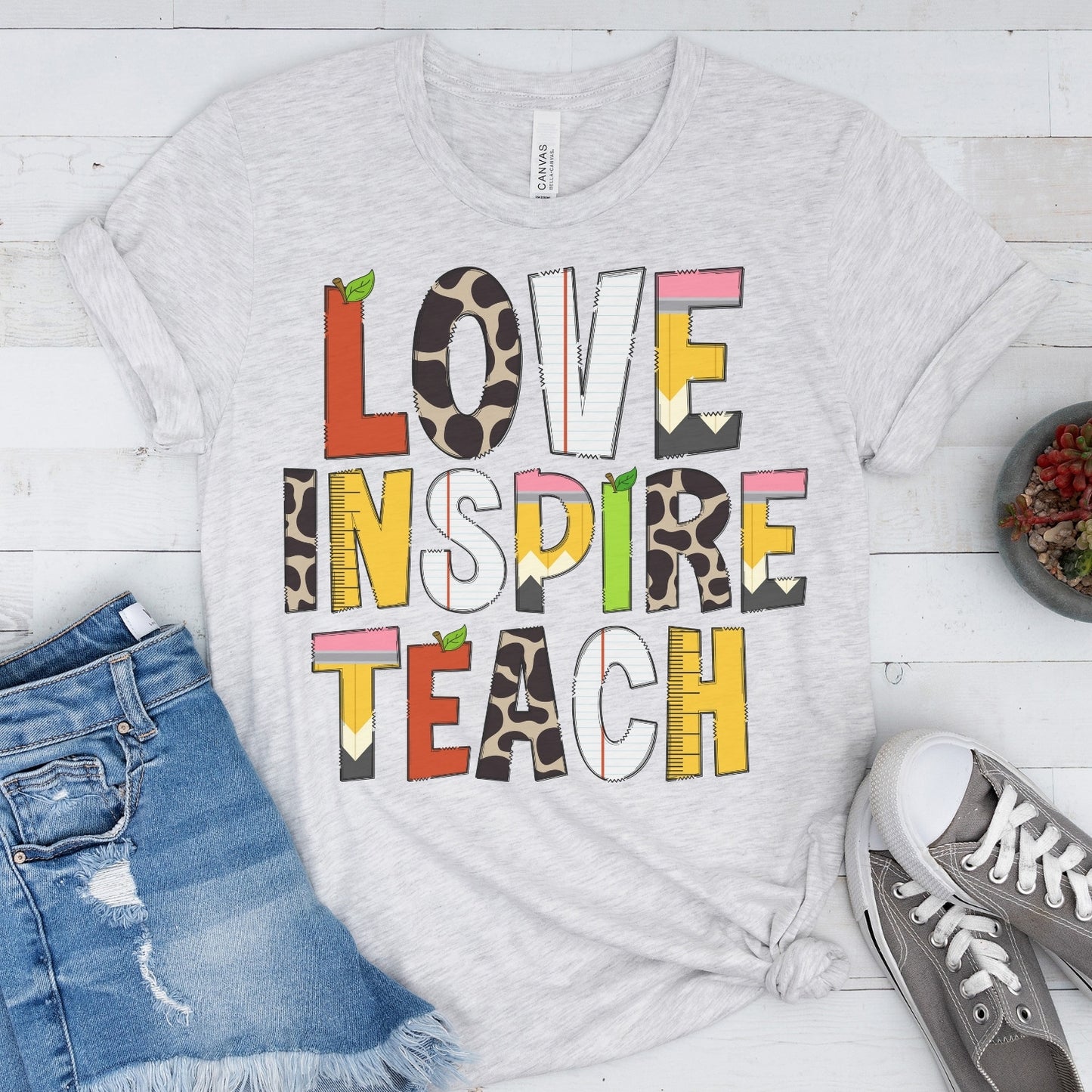 Love Inspire Teach Tee