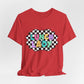 Lunch Lady T-Shirt — Retro Checkerboard Graphic Tee for School Staff & Cafeteria Heroes