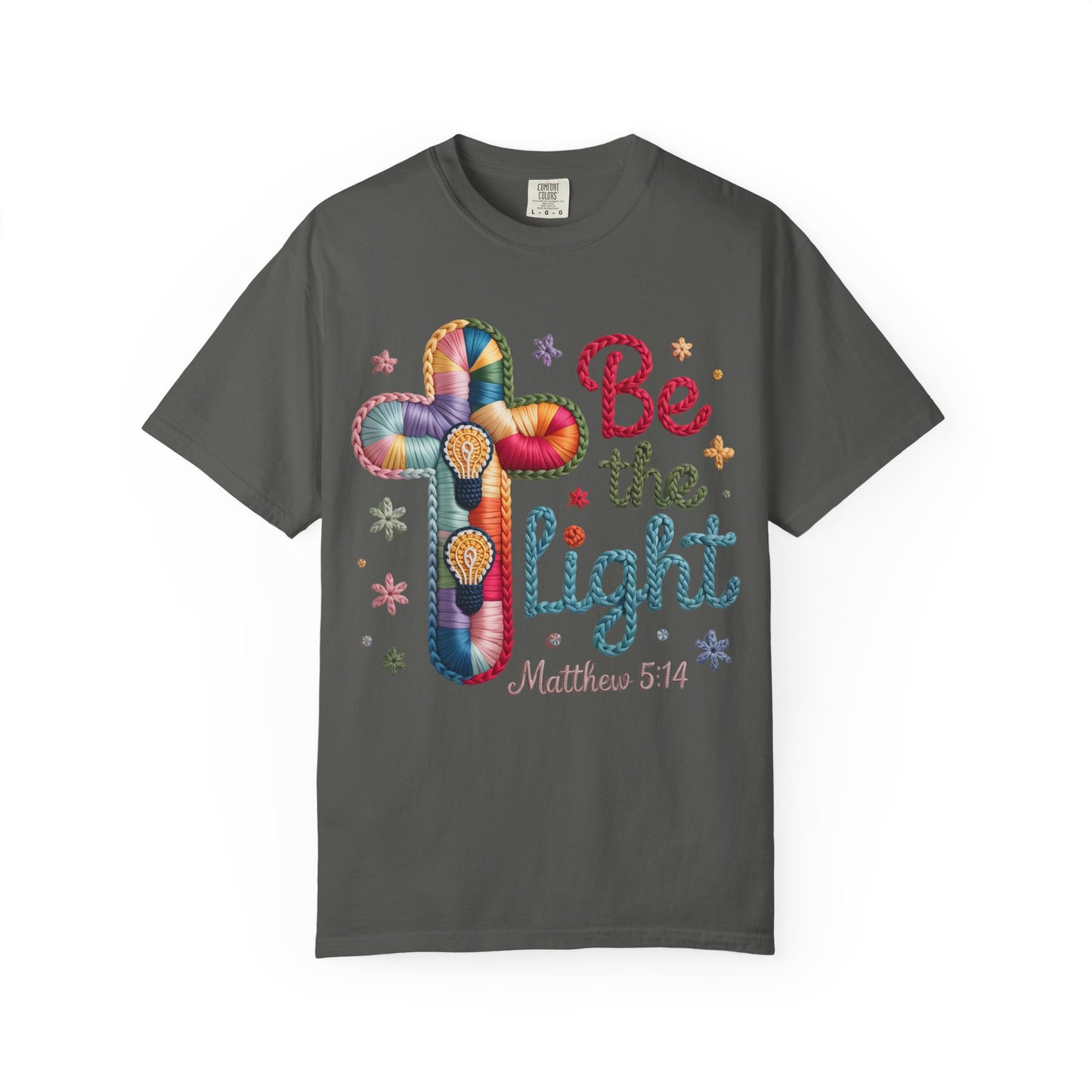 Be the Light T-Shirt — Matthew 5:14 Christian Cross Tee