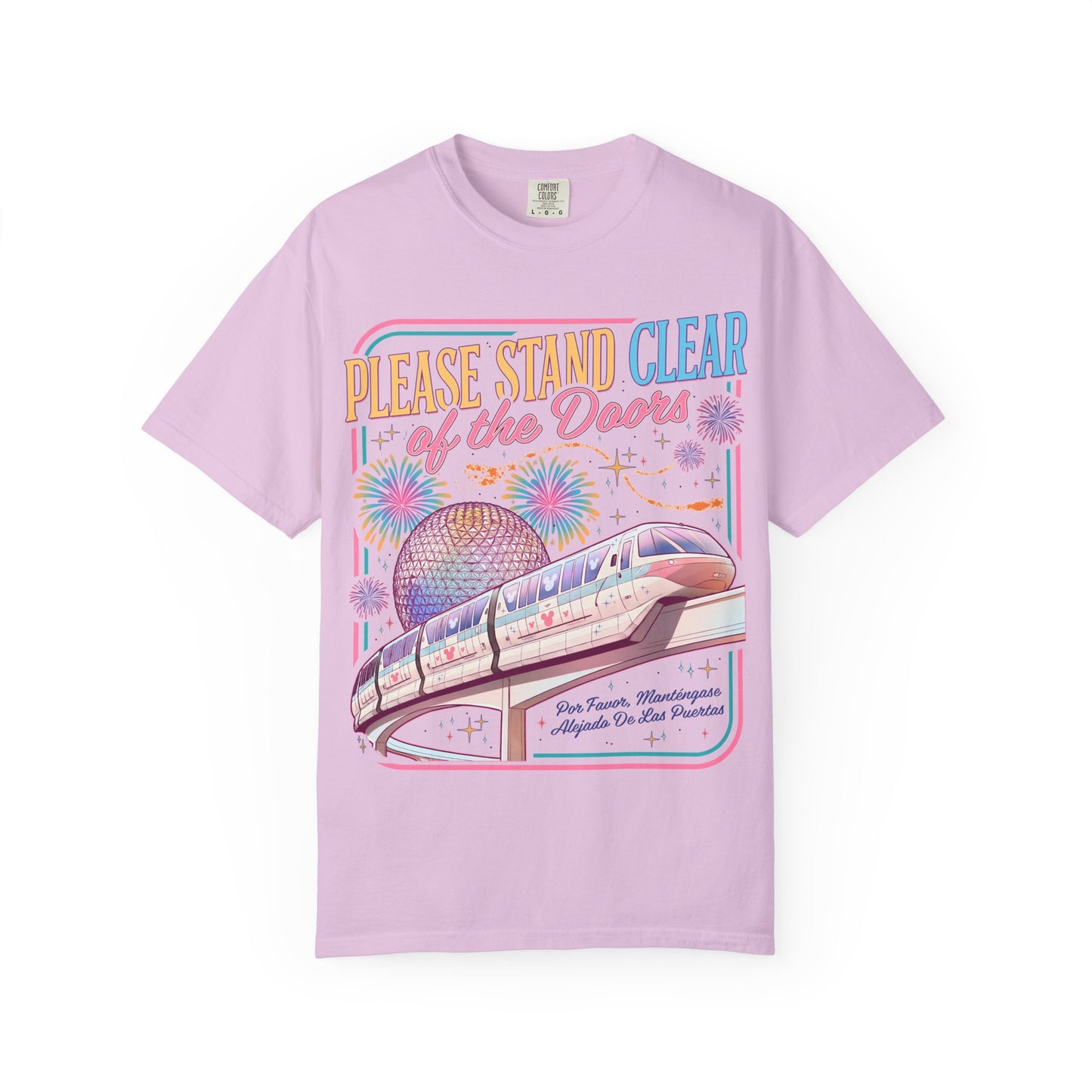 Please Stand Clear of the Doors Monorail T-Shirt — Retro Park Tee