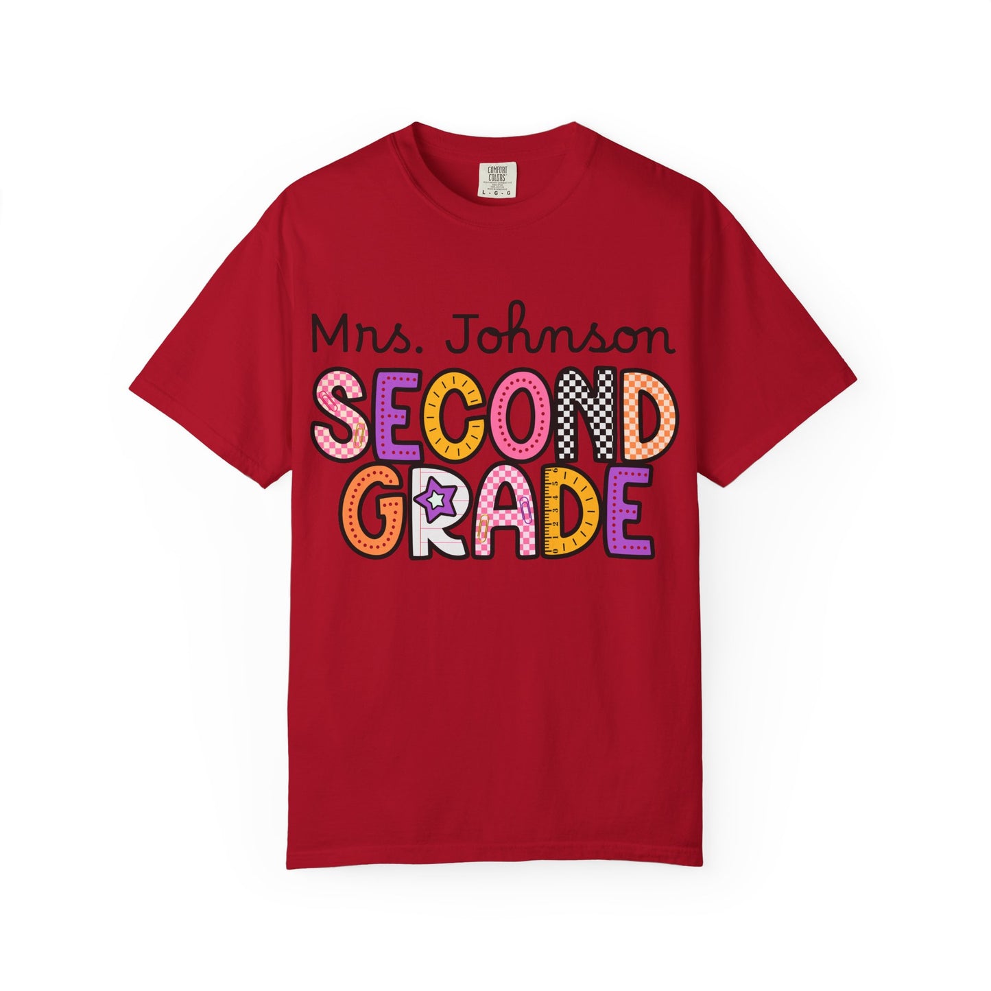Personalized Second Grade Teacher T-Shirt
